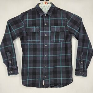Jetty Shirt Mens Small Plaid Long Sleeve Button Up Flannel Casual Outdoors